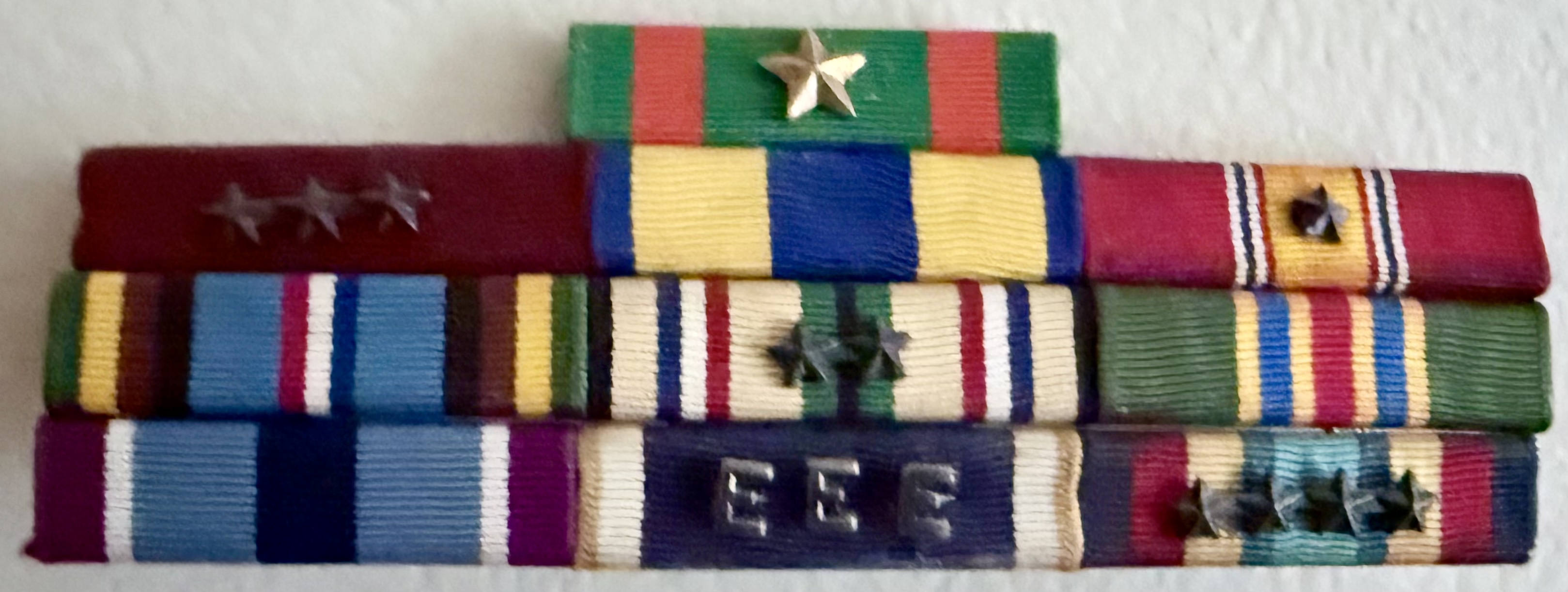 Steve's military ribbons