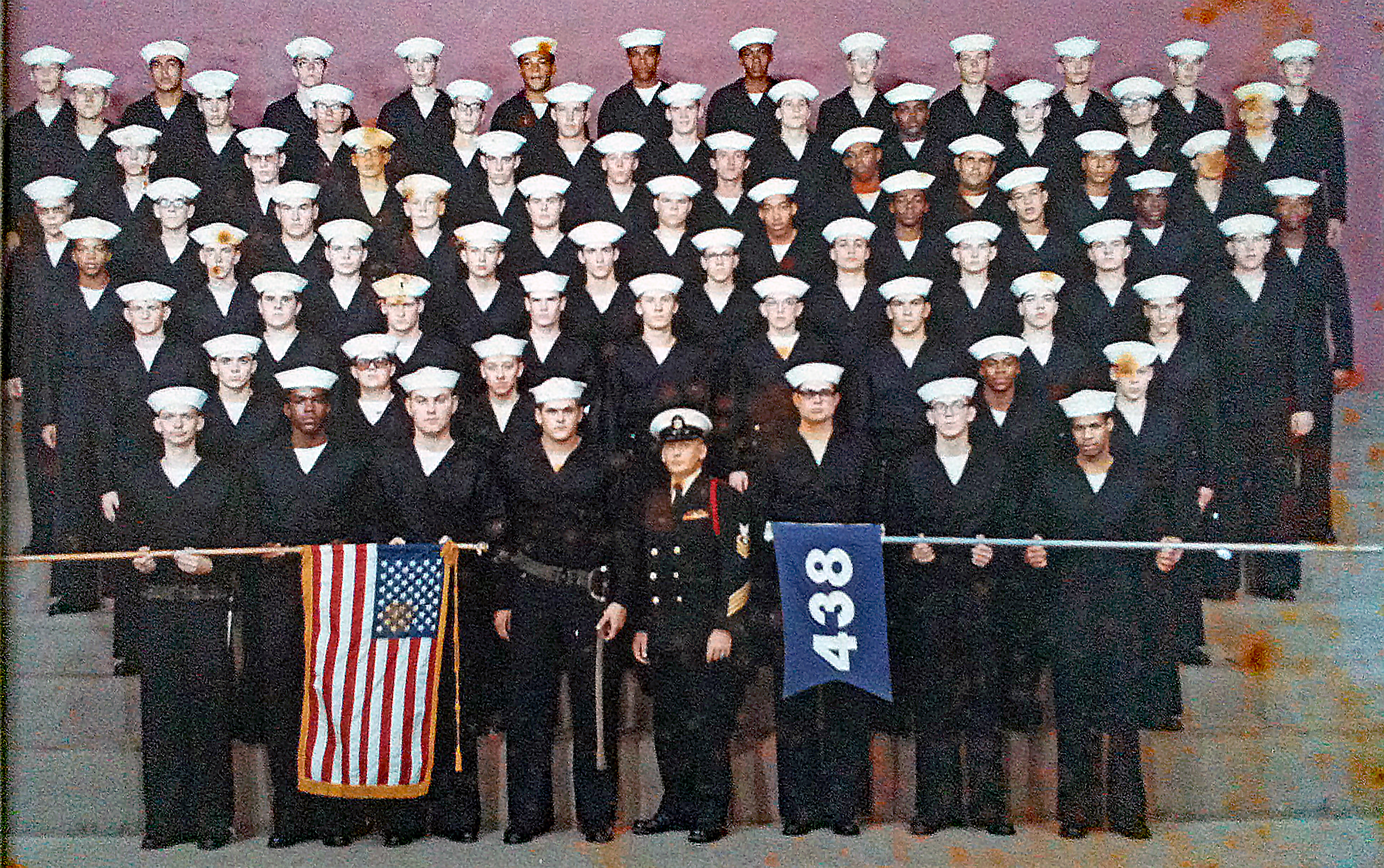 Steve's Navy boot camp portrait